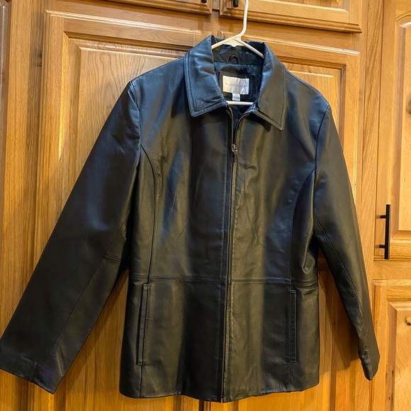 Worthington Jackets & Blazers - Worthington Leather zip up jacket